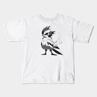 bird named Scruffy Kids T-Shirt